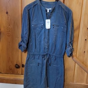 NWT Banana Republic Cinch Waist Shirt Dress